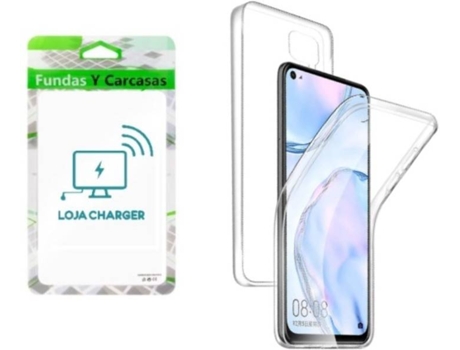 Capa e Película LOJA CHARGER 4X1 360° Proteção total Huawei P40 Lite Transparente