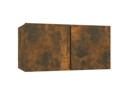 Tv Cabinet, Tv Cabinets Vidaxl Marrom Madeira Processada (n/a)