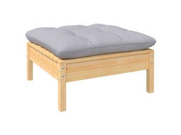 Garden Footstool, Garden Footstools Vidaxl Cinzeto Madeira De Pinho (n/a)