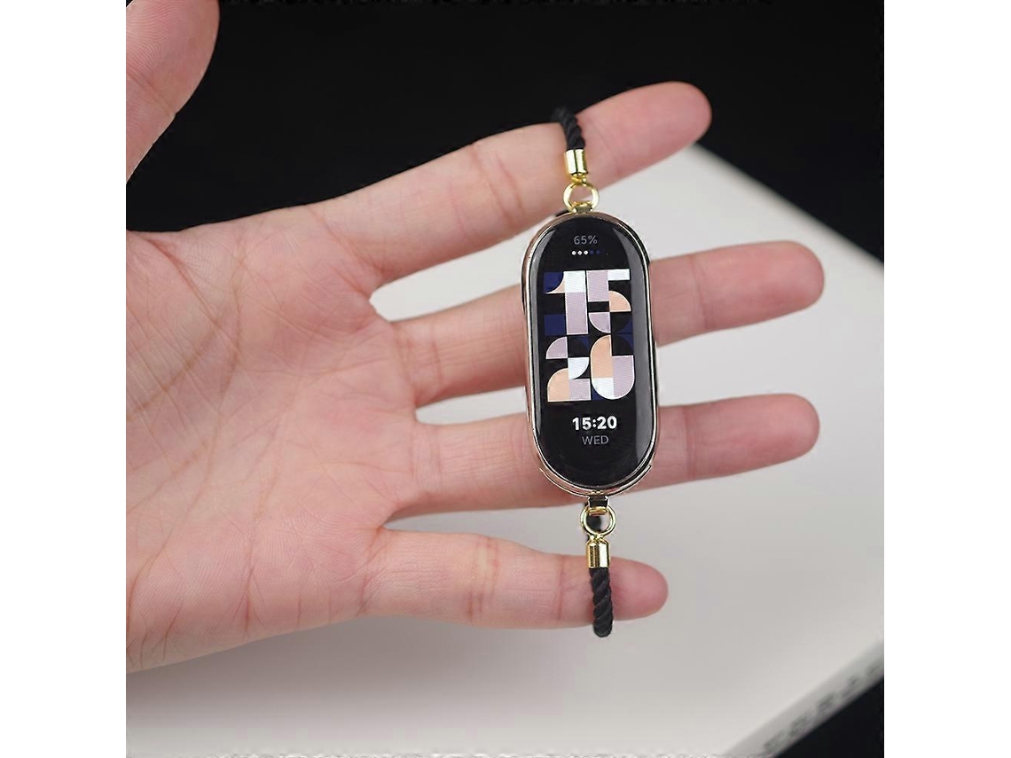 Pulseira De Cordão Mibbs Milan Para Xiaomi Mi Band 8/9/9 Nfc