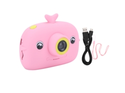 Câmera Digital Infantil X12 Com Tela Ips 2.0, Fotografia, Gravação, Multifuncional, Rosa Brilvibera