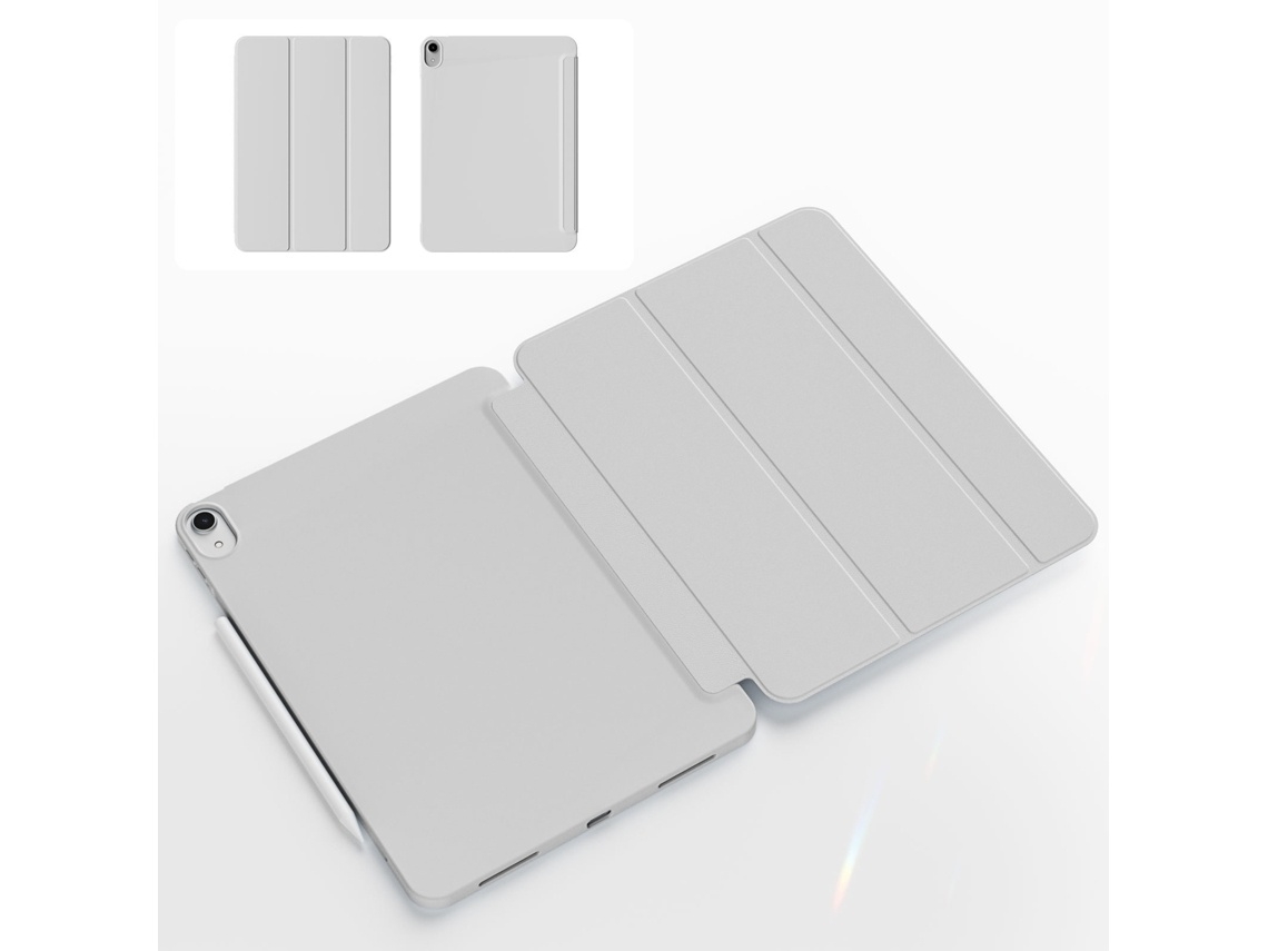 Lurelia Capa Protetora Para Ipad 10ª Geração 10,9", Compatível Com Apple Pencil, Magnética, Cinzento