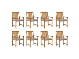 Garden Chair, Garden Chairs Vidaxl Marrom Madeira (n/a)