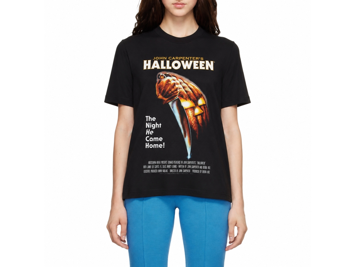 Rockinstone Halloween Movie Movie Poster Black Adult T-shirt Size:xxl