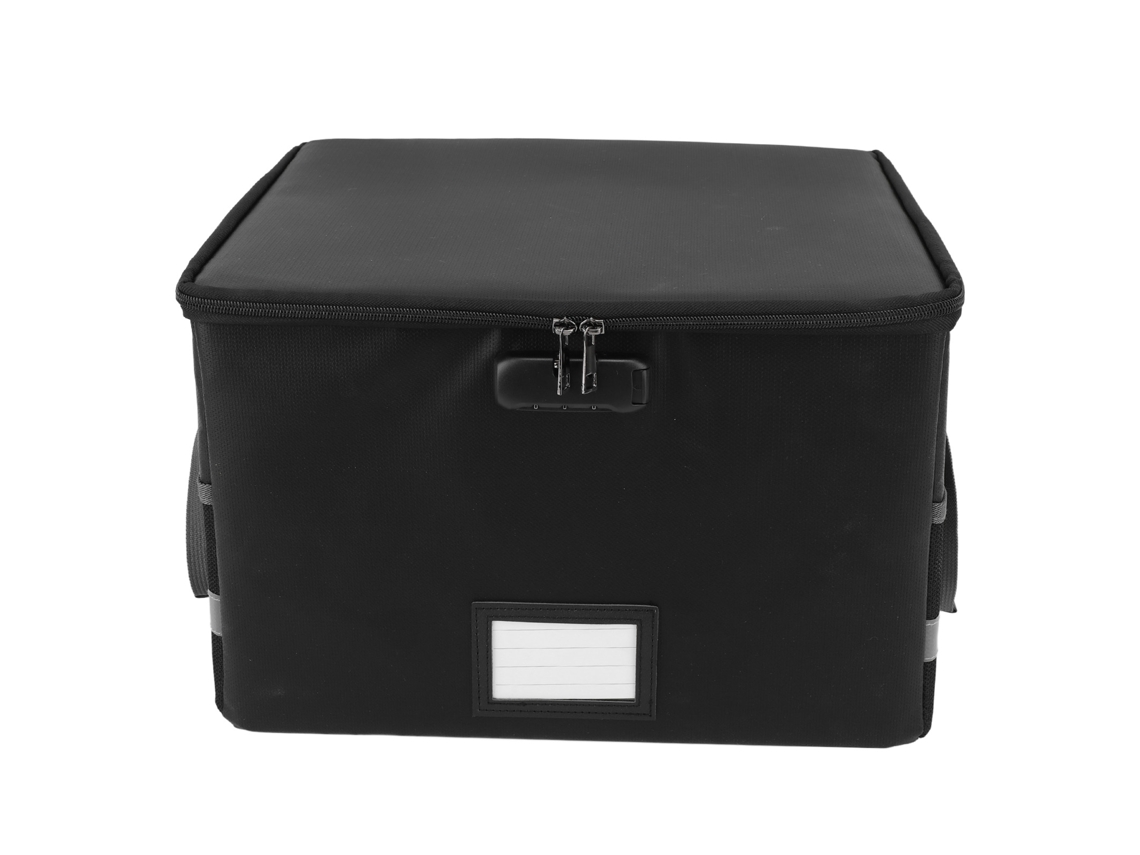 Caja De Documentos Ignífuga Multifuncional Impermeable Portátil Com Cerradura Para Lar E Escritório