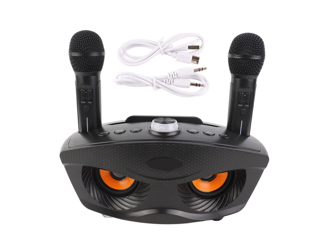 Sistema de Áudio Ktv LAXISCREED com 2 Microfones Bluetooth