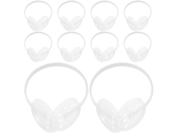 Conjunto De 10 Peças De Suporte Interno De Plástico Branco