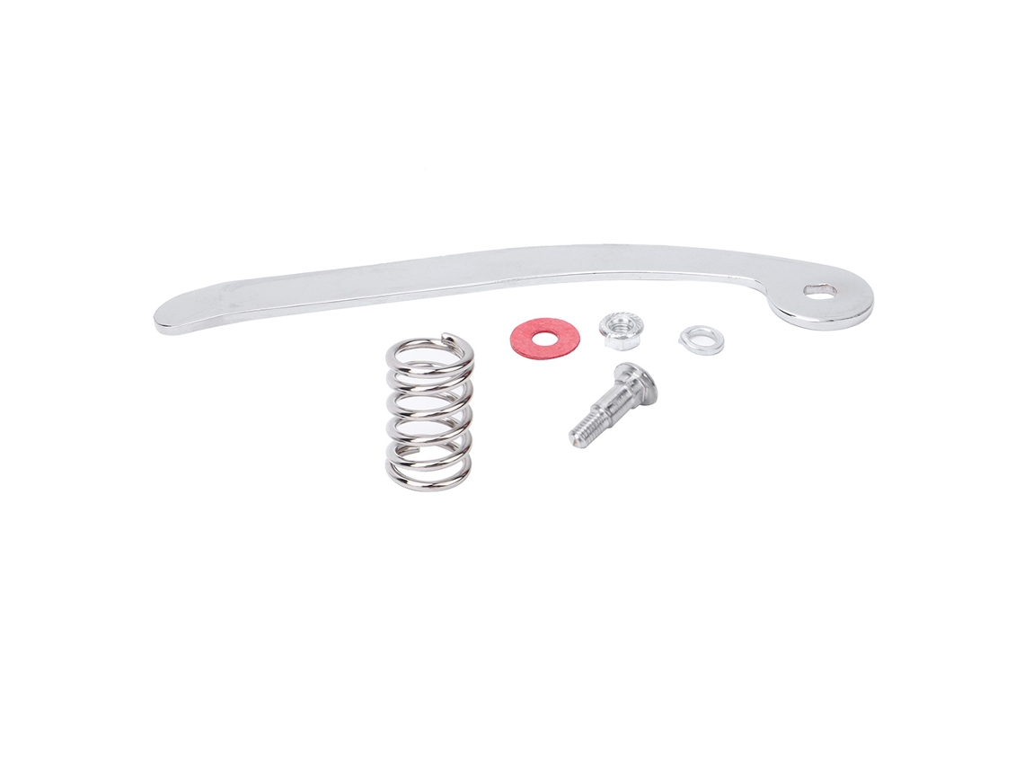 Peça de Reposição para Ponte Vibrato Bigsby para Guitarra, Incluindo Manivela, Parafuso e Junta Prateada AQUAFORGE