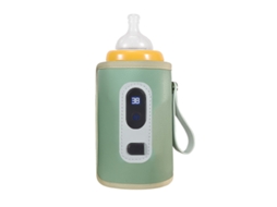 Aquecedor de Mamadeiras Portátil Usb com Luz Indicadora, Tampa para Mamadeira Temperatura Constante, 5 Níveis Ajustáveis. AQUAFORGE