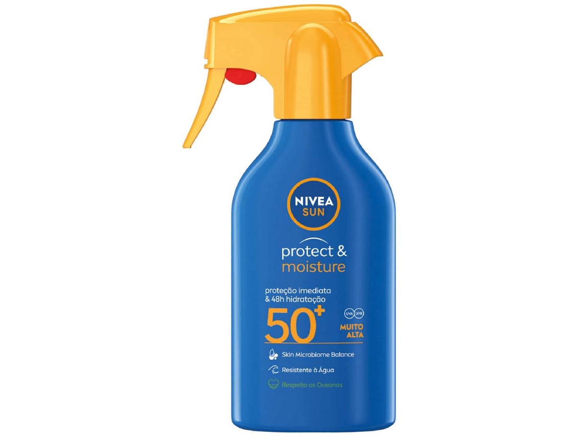 Protetor Solar Spray Protect & Moisture Familiar FPS 50 NIVEA SUN