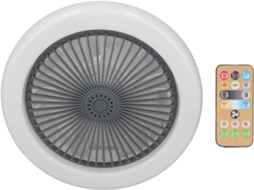 Ventilador De Teto Cryfokt Com Motor Encapsulado Em Cobre Puro E Luz Para Ambientes Pequenos, Velocidade Ajustável Para