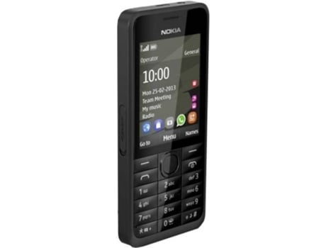 Telemóvel NOKIA 301 (2.4'' - 3G - Preto)