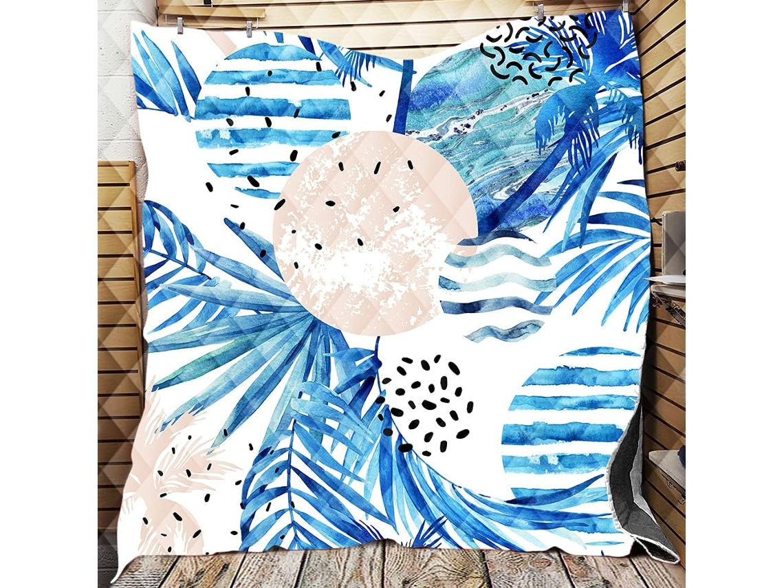 Colcha Acolchoada Fansu Capa de Cama Cobertor para Ar Condicionado Edredom Conjunto Estampada Sofá com Criança