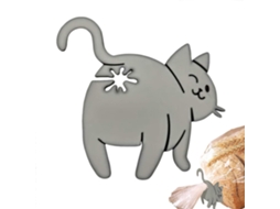 Prendedor De Pão Em Formato De Gato Reutilizável Para Sacos De Alimentos - Impresso Em 3d - Design Fofo Para Proteger Alimentos Da Umidade Na Cozinha