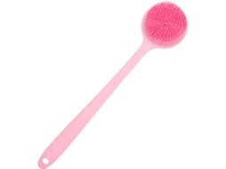 Escova De Banho Para Costas, Silicone, Cabo Longo, Corporal