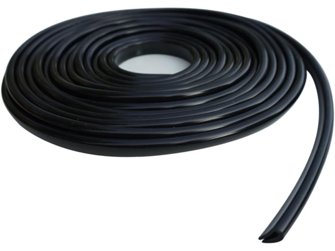 Fita protetora de PVC Preta para portas de carro, 10m, fácil de instalar.