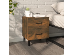 Vidaxl Mesa De Cabeceira 40x35x47,5 Cm Cor Carvalho Fumado
