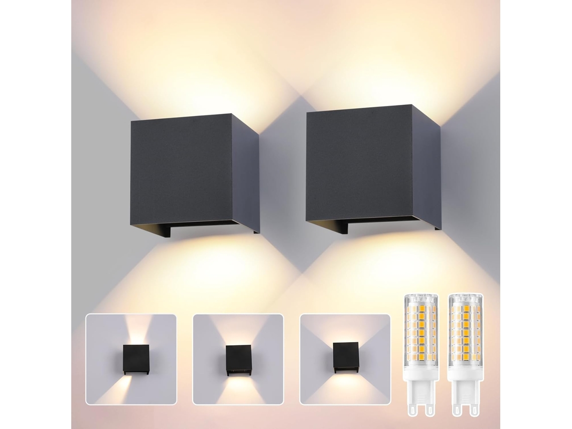 Lâmpada Led Quadrada Ip65 Ajustável