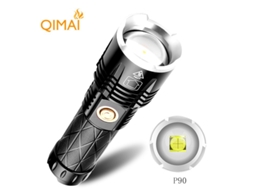 Lanterna Xhp90, Feita de Liga de Alumínio, Recarregável Via Usb. MDUG (1619 Sem Pilhas)