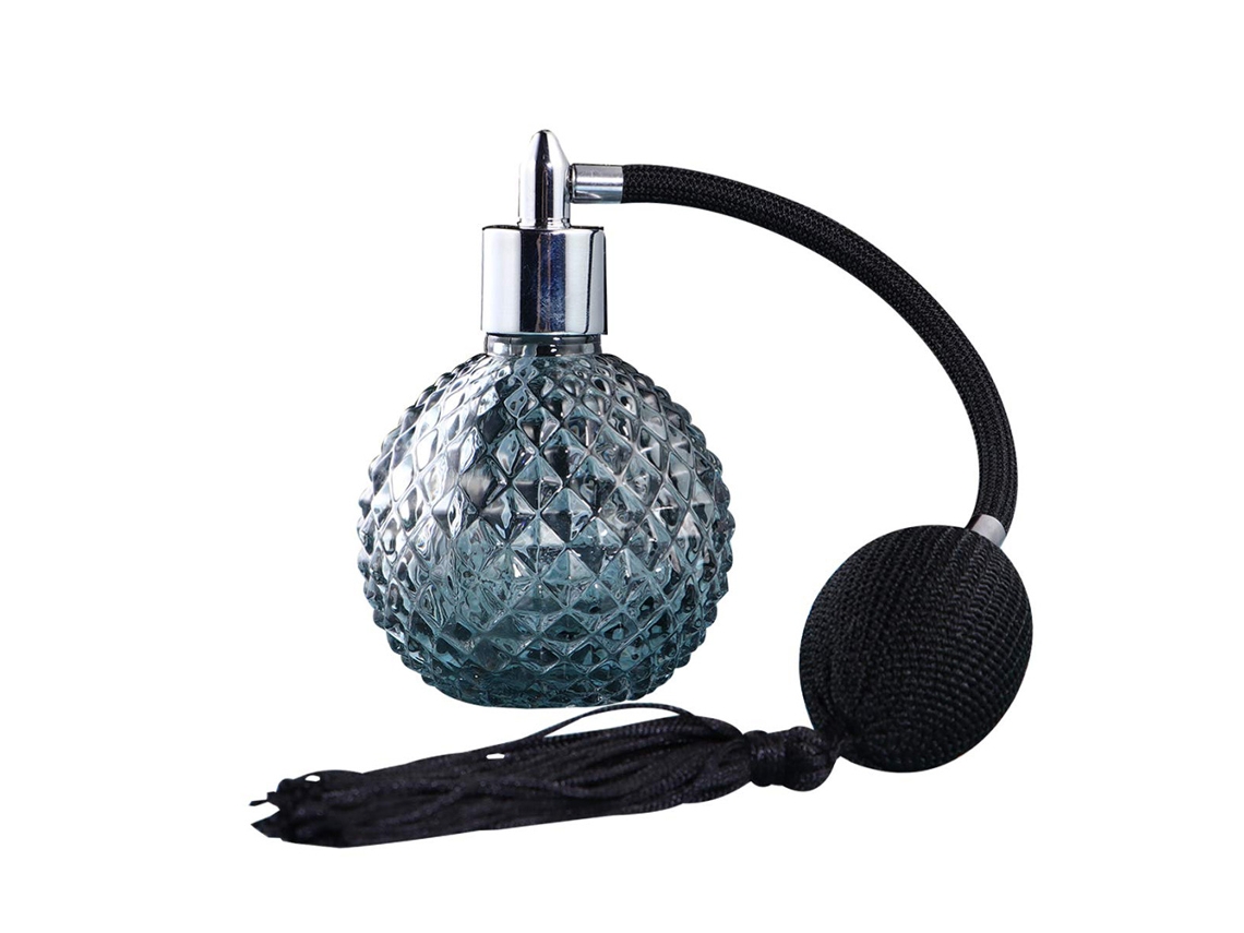 Atomizador De Perfume De Cristal Recargable De 100ml Para Viajes