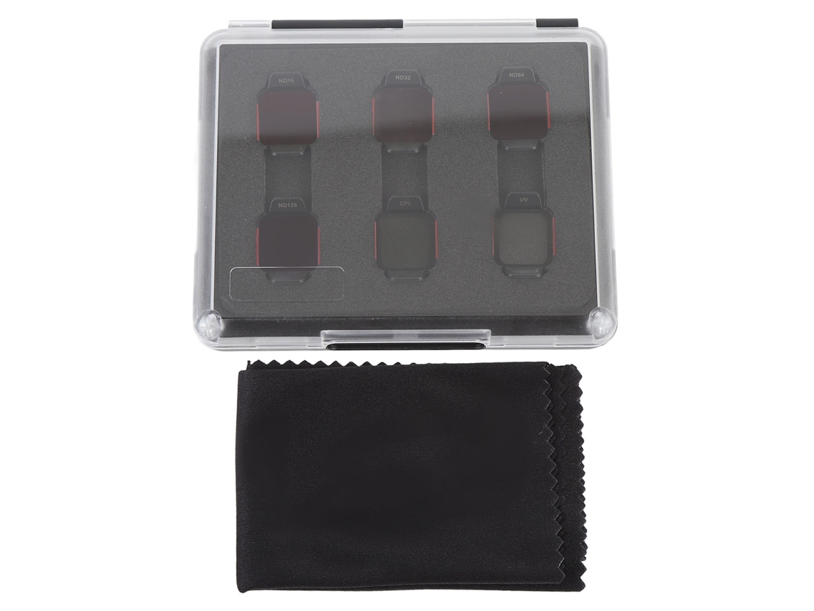 Conjunto de filtros de densidade neutra ND CPL para lentes flip de drones.