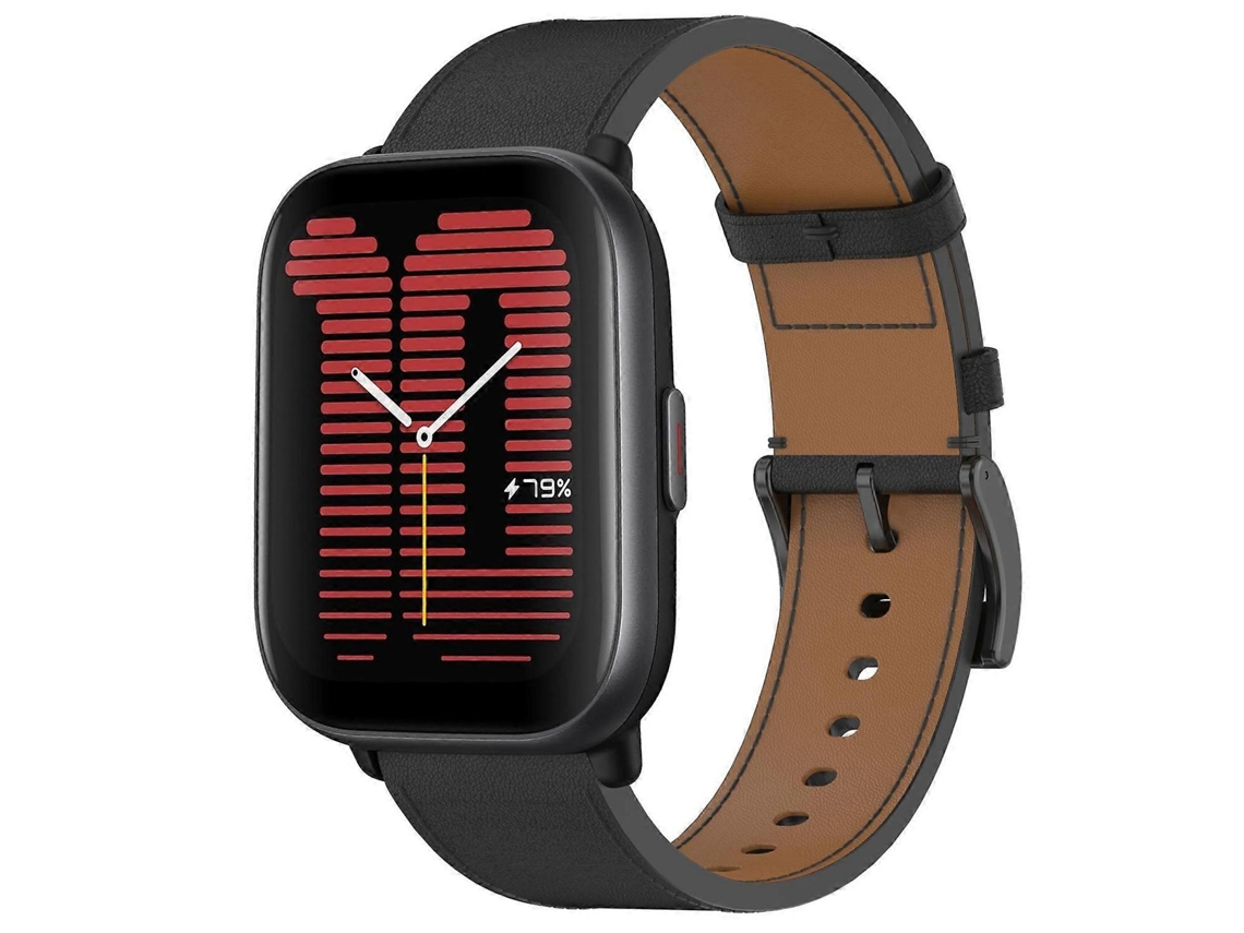 Pulseira De Couro Para Relógio Amazfit Ativo Olysi Shop