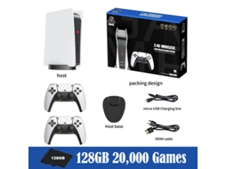 Consola M5 Video Gamebox 20.000+ Jogos 2.4G Comando Sem Fio VCTEX