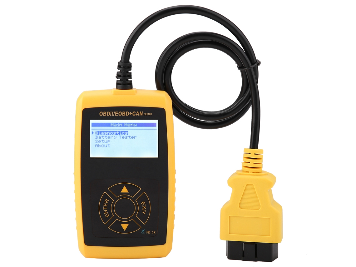 Scanner Obd Cs320: Diagnóstico Live, Leitor Códigos