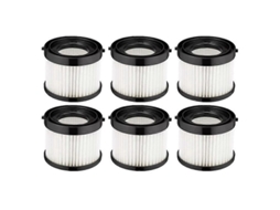 Kit com 6 Filtros HEPA para Aspirador Milwaukee CHARM