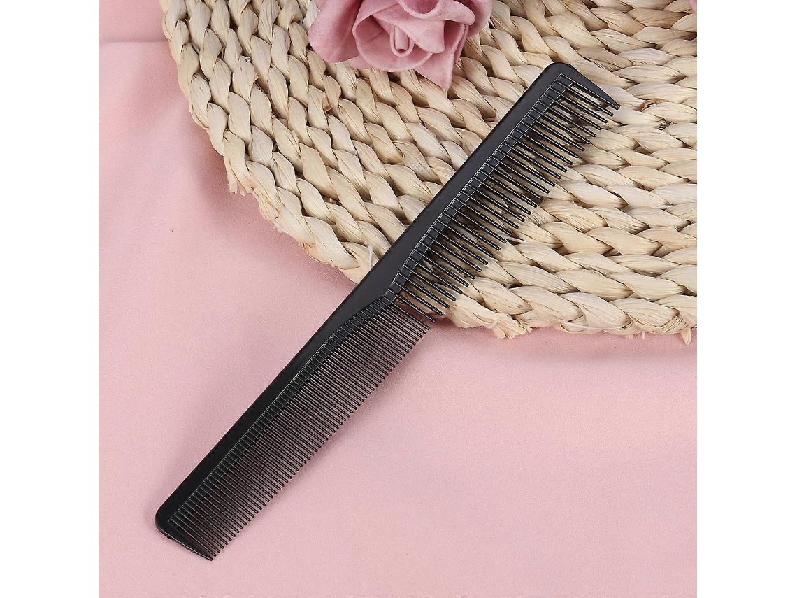 10 Pentes De Cabelo De Plástico Antiestáticos Com Dentes Para Salões De Cabeleireiro E Hotéis Jinyubo Store (preto)