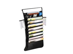 Bolsa Colgante para Libros de Escritorio de Tela Oxford Gruesa Multifuncional Con Gran Capacidad para Almacenamiento de Libros