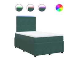 Box Spring Bed, Box Spring Beds Vidaxl Verde Veludo (120 X 190 Cm)