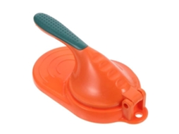 Vaporizador Prensa para Bolinhos Prensador de Massa Tortilha Molde para Embalagem Máquina de Torta Empanada Laranja Verde -A