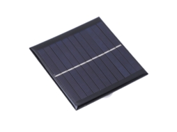 Painel Solar Carregador Portátil 1w 5.5v Para Exterior, Painel Solar De Carga Ecológico