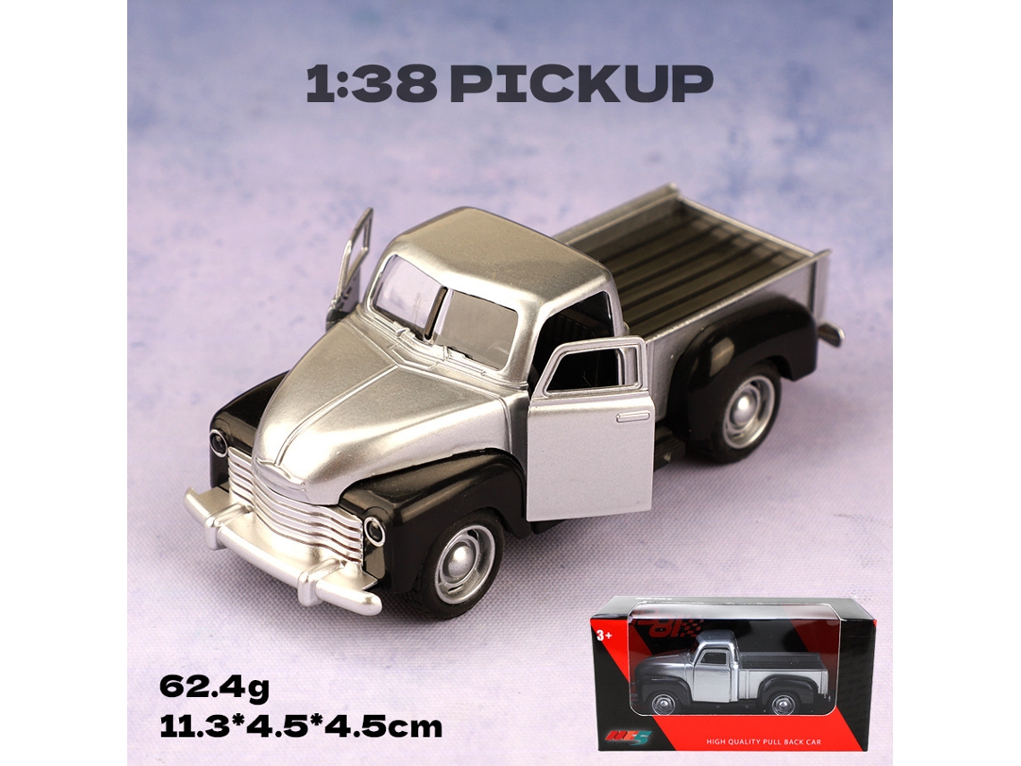 Miniatura de Carro Clássico Retrô em Escala 1/38, Ornamento para Carro. MDUG