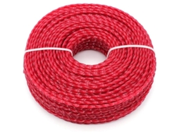 2026-cabezal De Cortador Universal Linjou 2 Líneas Plástico Bump Para Cortacéspedes 3.0mm Rojo