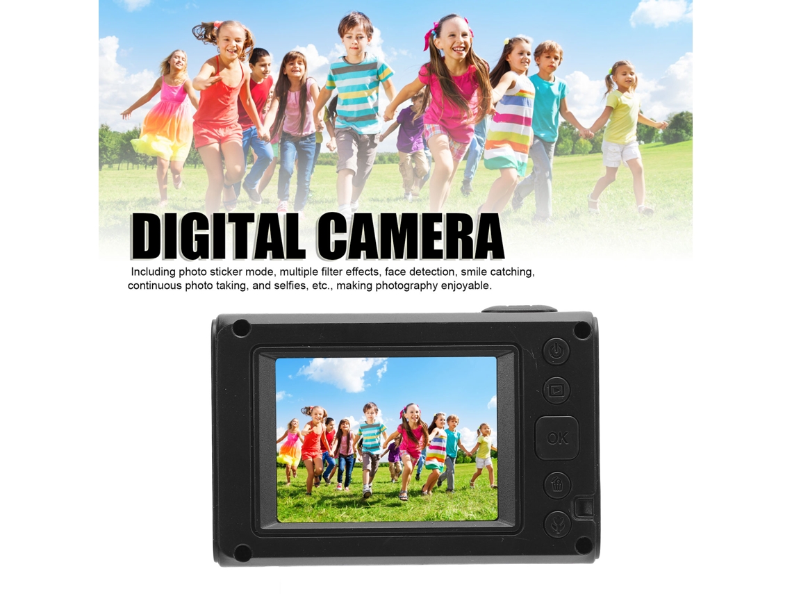 Câmera Digital Compacta 1080p Com Gravador De Vídeo Hd E Tela Lcd De 2.2 Polegadas