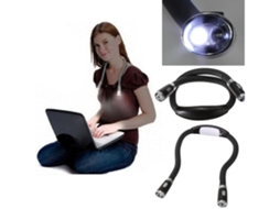 Candeeiro de Pescoço Led para Leitura, Portátil e Jogador de Configuração Flexível STELASPLEN