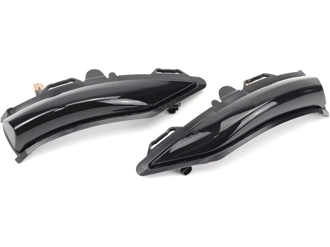 Piscas De Led, Piscas De Led Dinâmicos Pretos, Luzes Sequenciais Nos Retrovisores Para Ford Fiesta St Line Mk8 E Puma