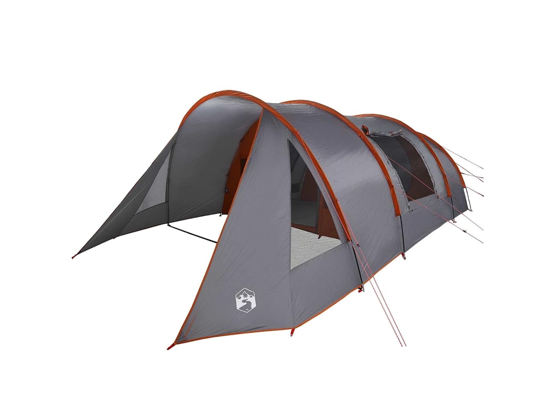 Conjunto 1 Barraca De Túnel De Verão Vidaxl Cinzento Tafetá (805 X 405 X 211 Cm)