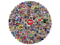Adesivos De Música Hip Hop Com Grafite De Rua 300 Peças Adesivos À Prova Dágua Para Laptop, Garrafa De Água, Bicicleta, Skate, Aquaforge