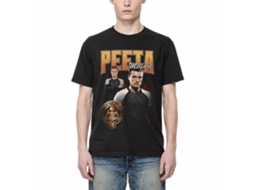 Rockinstone Hunger Games Movie Peeta Duo Photo Black Adult T-shirt Size:s