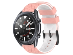 Lurelia Pulseira De Silicone Bicolor Com Estampa Futebol, Compatível Samsung Galaxy Watch3 45mm 22mm