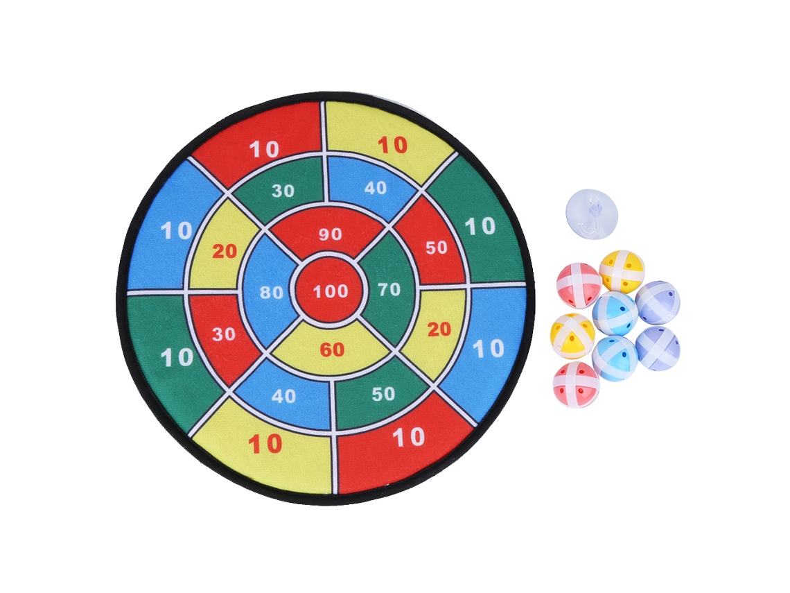 Rebe-tablero De Dardos Com Ventosas Para Crianças Brinquedo Leve Durável De Flanela Esportes Interior Exterior Lançar Bolas Desenhos Animados