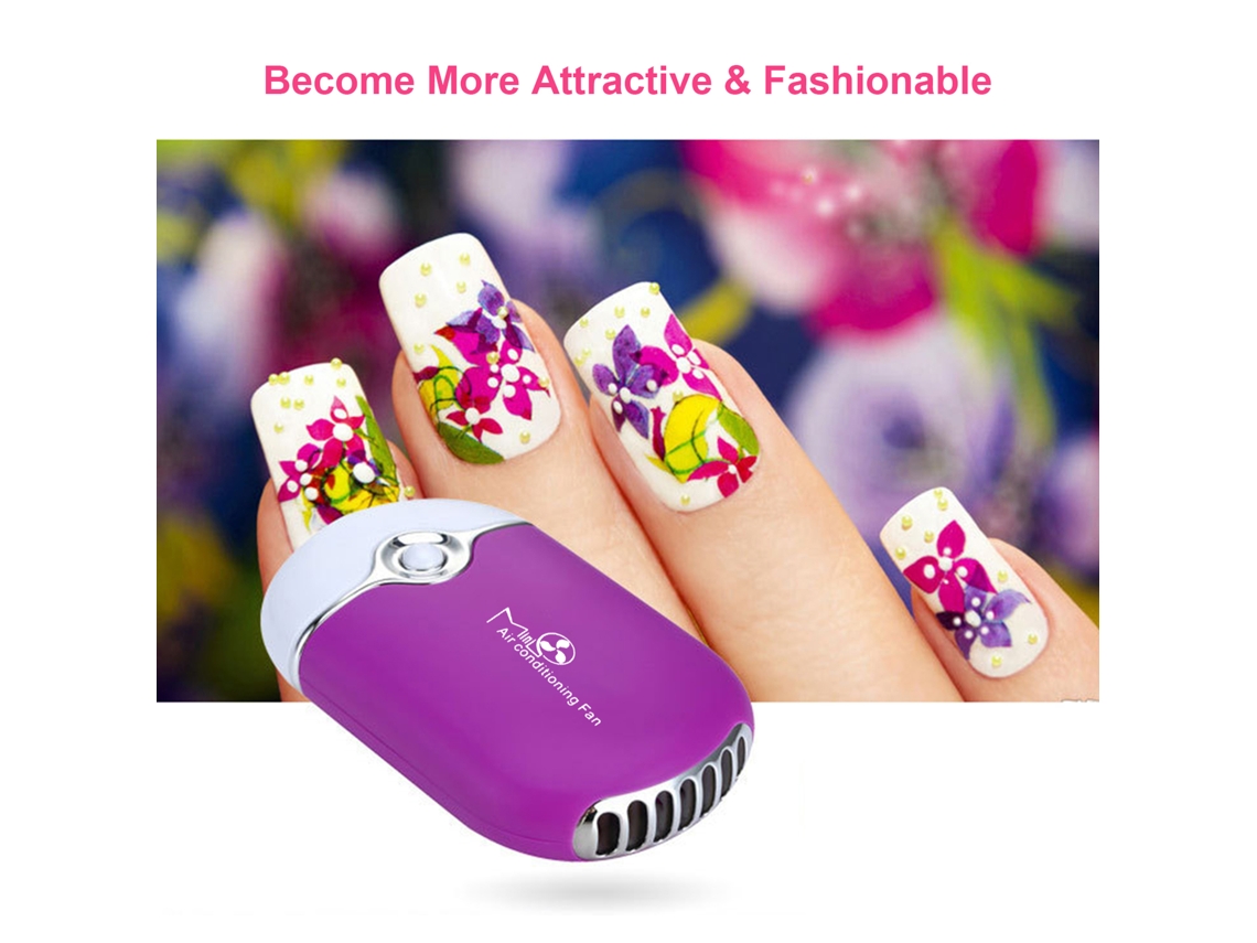 Usb Mini Eyelash Extension Fan Mascara Glue Dryer Rechargeable Portable