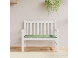 Vidaxl Almofadão Banco Jardim 120x50x3 Cm Tecido Oxford Padrão Folhas
