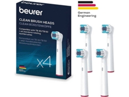 Recarga Escova Elétrica BEURER 10156 Clean (4 Unidades)