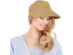 2026 sombrero de Paja Plegable de Ala Ancha para Mujer Linjou Ajustable Protección Solar Verano Playa