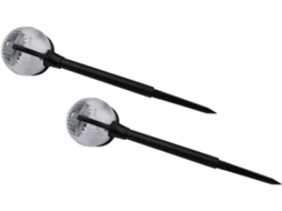 Conjunto de 2 Luzes Decorativas Solares para Jardim, Quintal e Festas. SFUSHOS