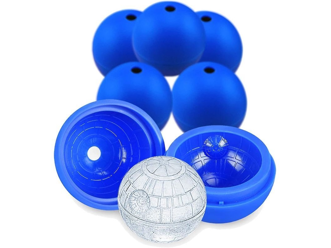 Molde De Gelo Estrela Da Morte 6 Pack De Silicone Star Wars Para Whiskey, Bourbon E Cola